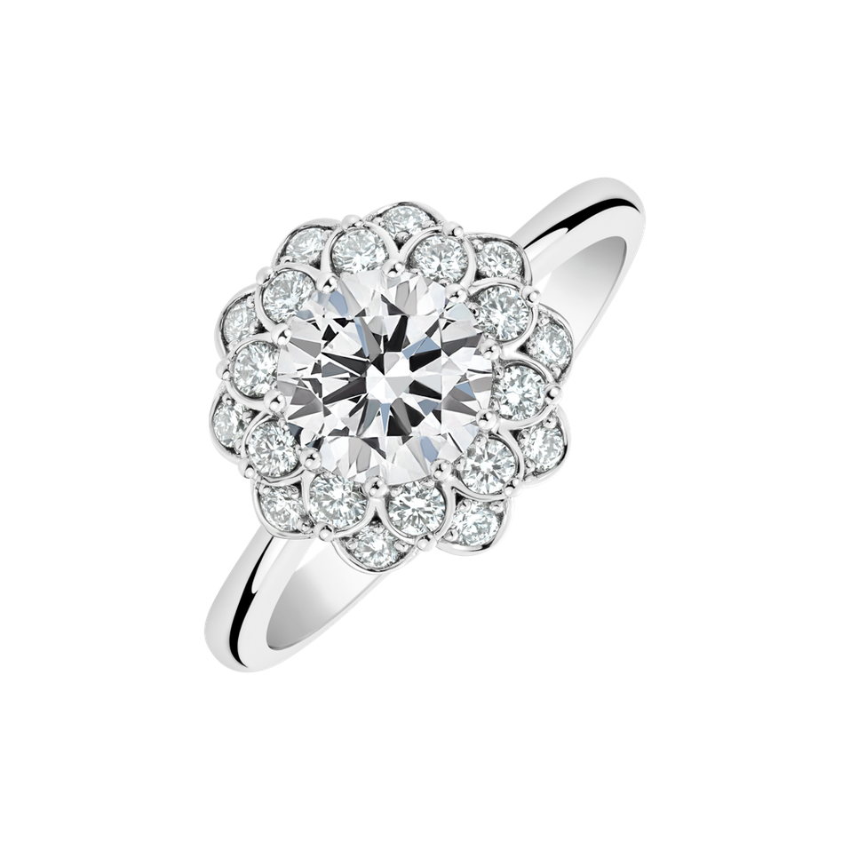 Prsten s diamanty Flower Joy