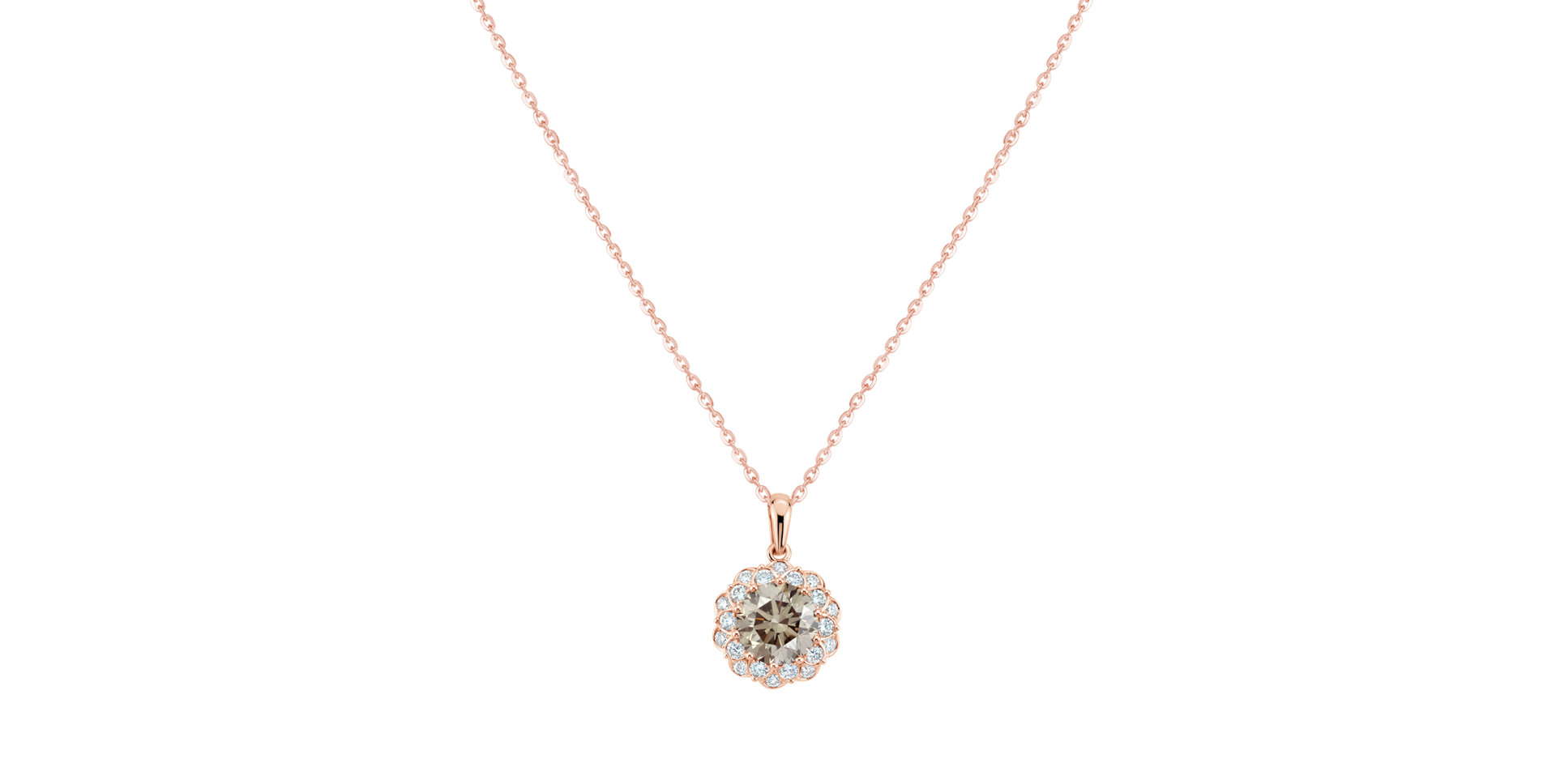 Náhrdelník s diamanty Princess Bloom