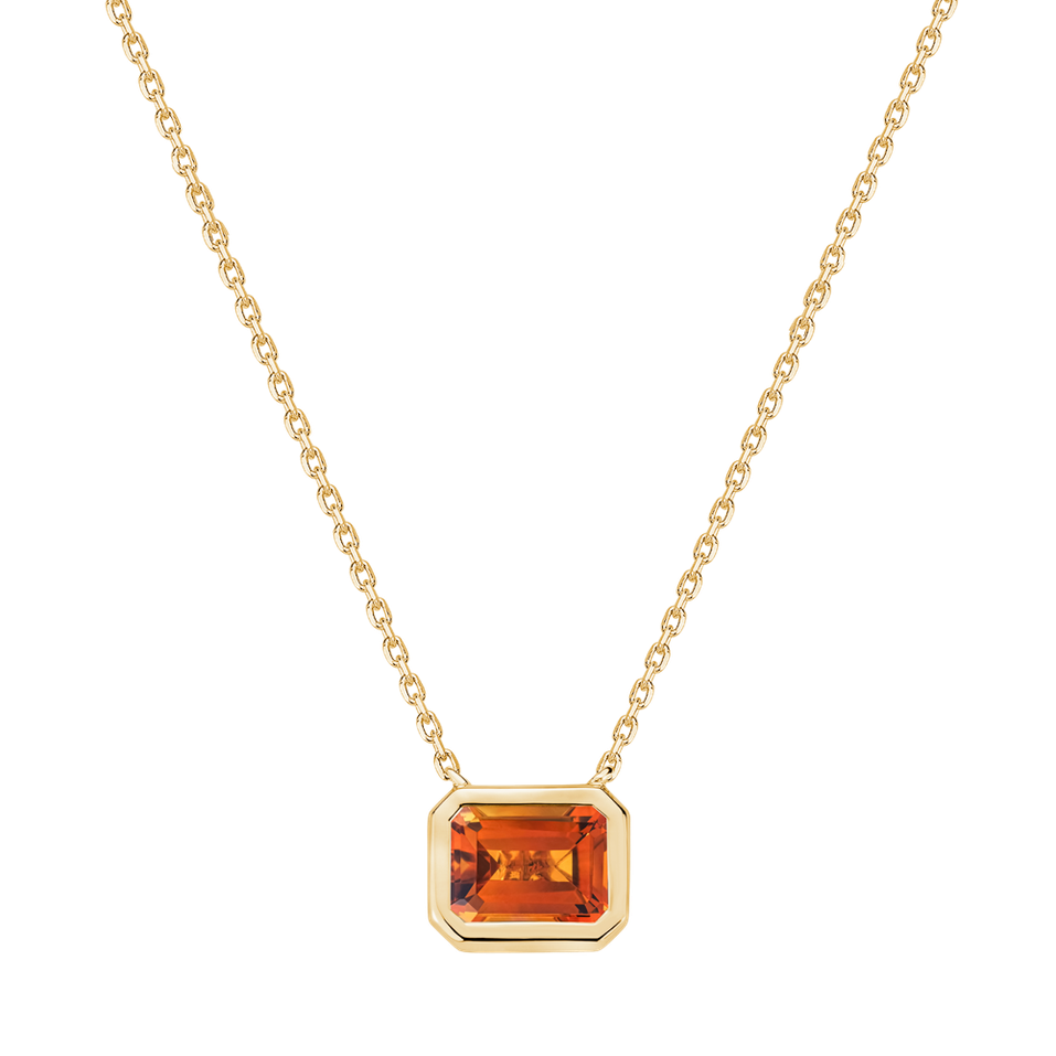 Náhrdelník s citrínem Aurum Breeze