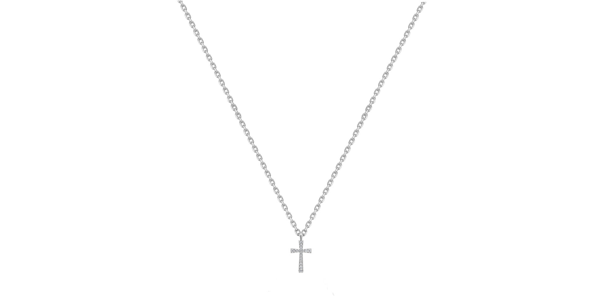 Náhrdelník s diamanty Shimmer of Faith