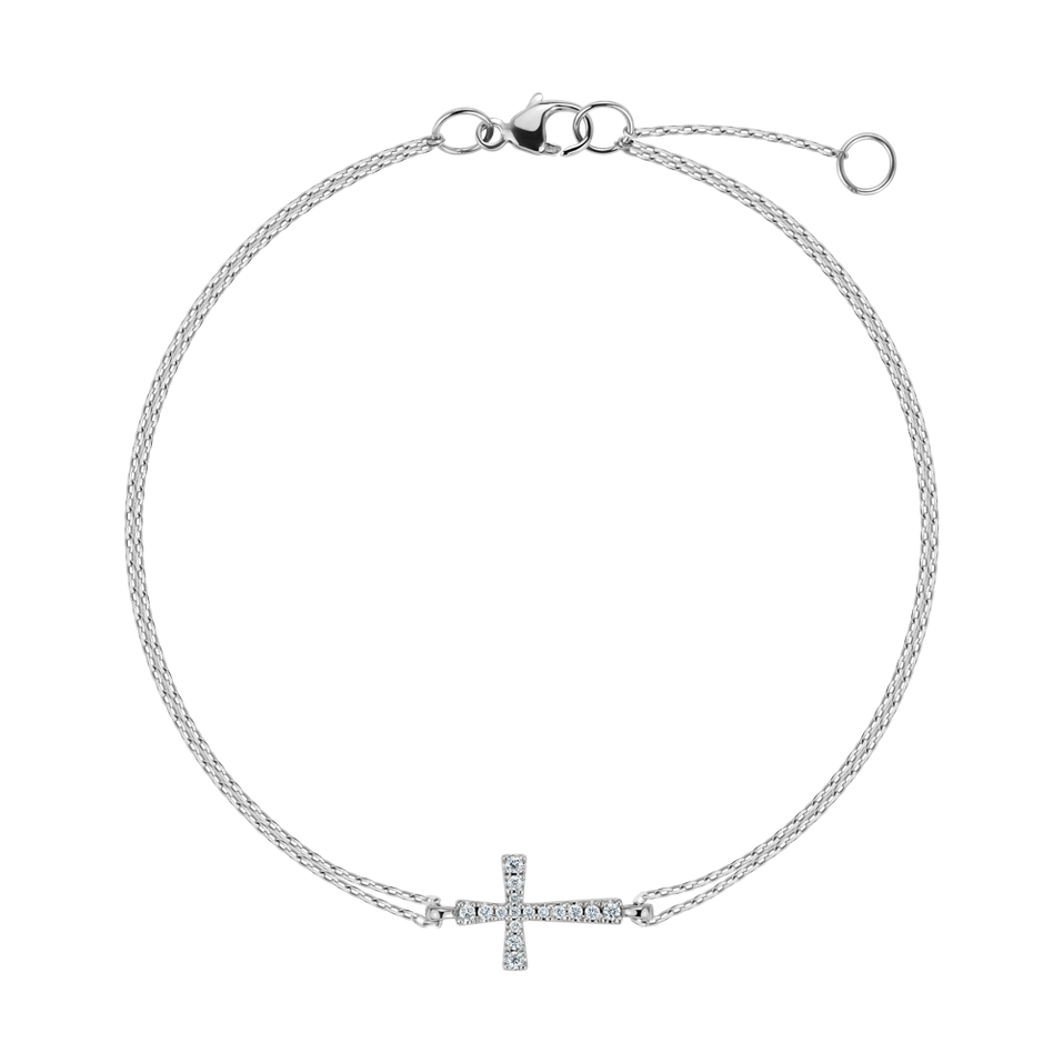 Náramek s diamanty Shimmer of Faith