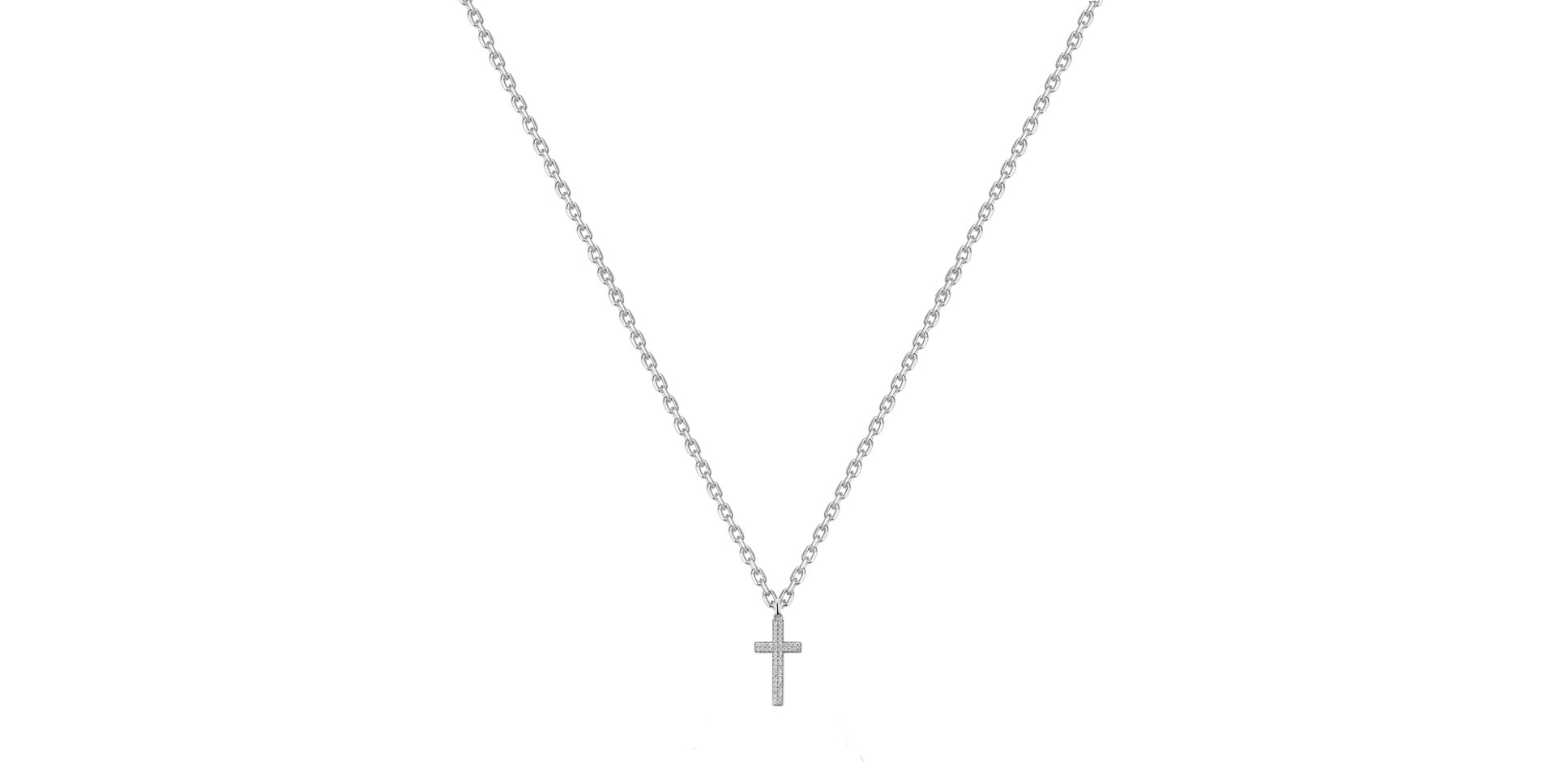 Náhrdelník s diamanty Cross