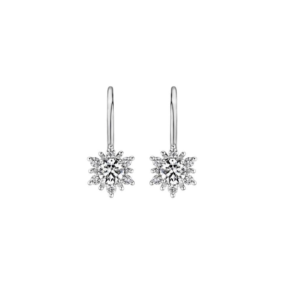 Náušnice s diamanty Winter Fairytale