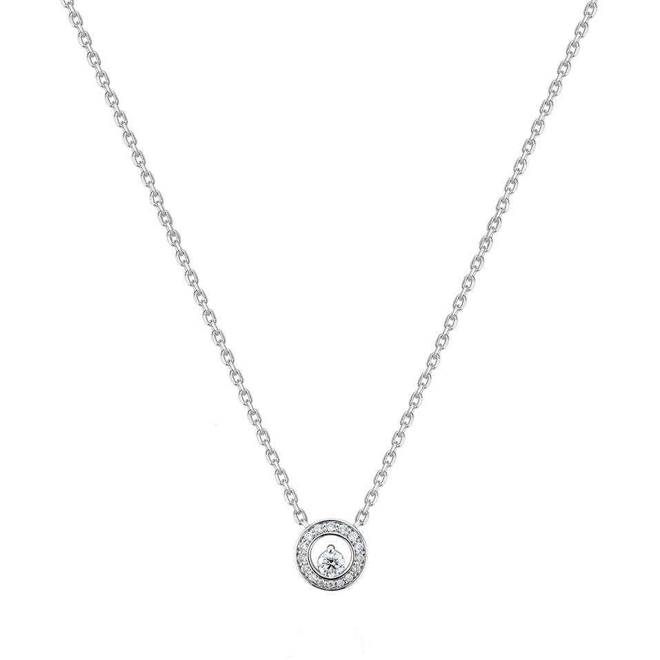 Náhrdelník s diamanty Hidden Circle