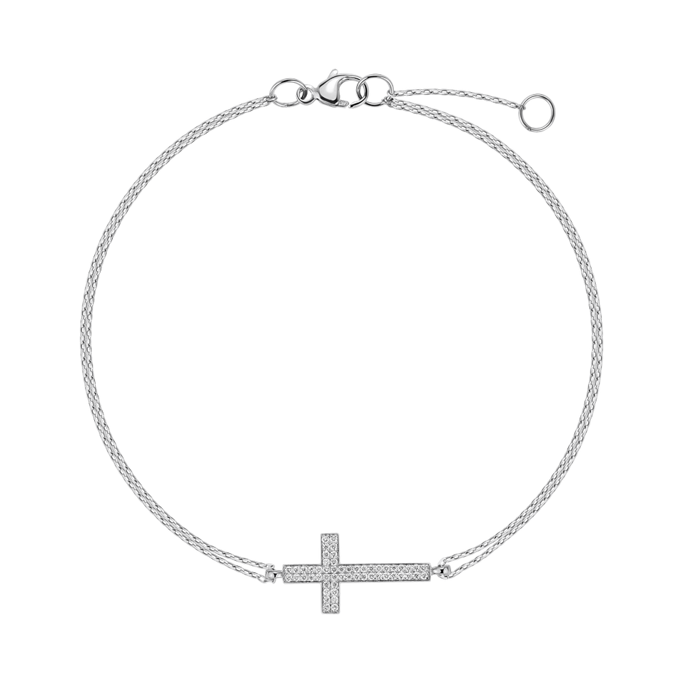 Náramek s diamanty Cross