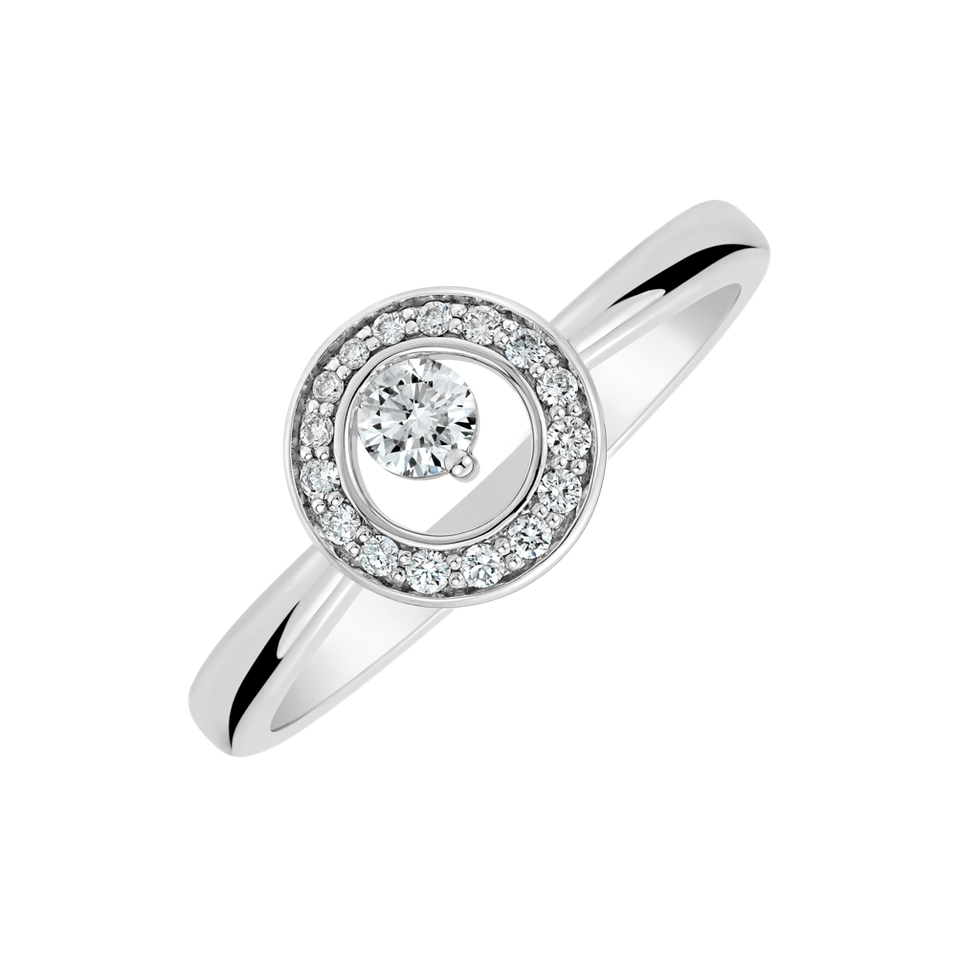 Prsten s diamanty Hidden Circle