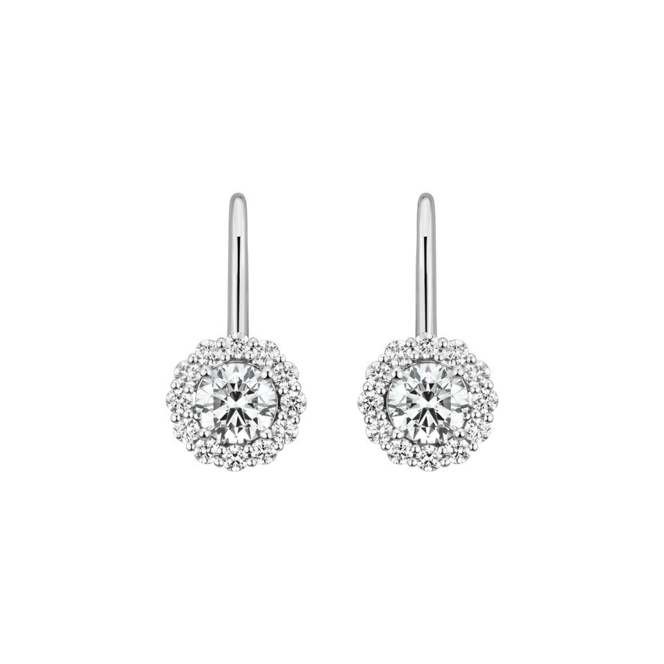 Náušnice s diamanty Bloom Spark