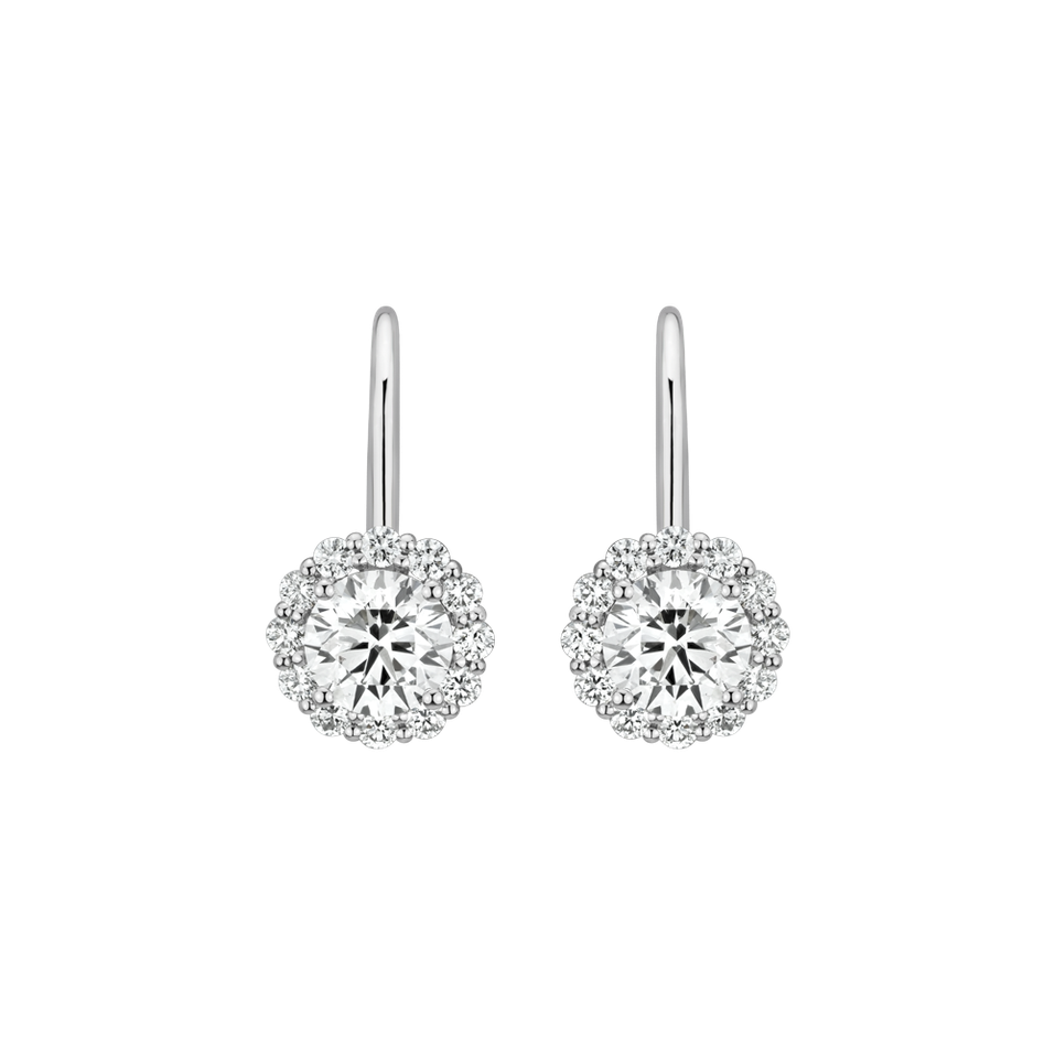 Náušnice s diamanty Bloom Spark