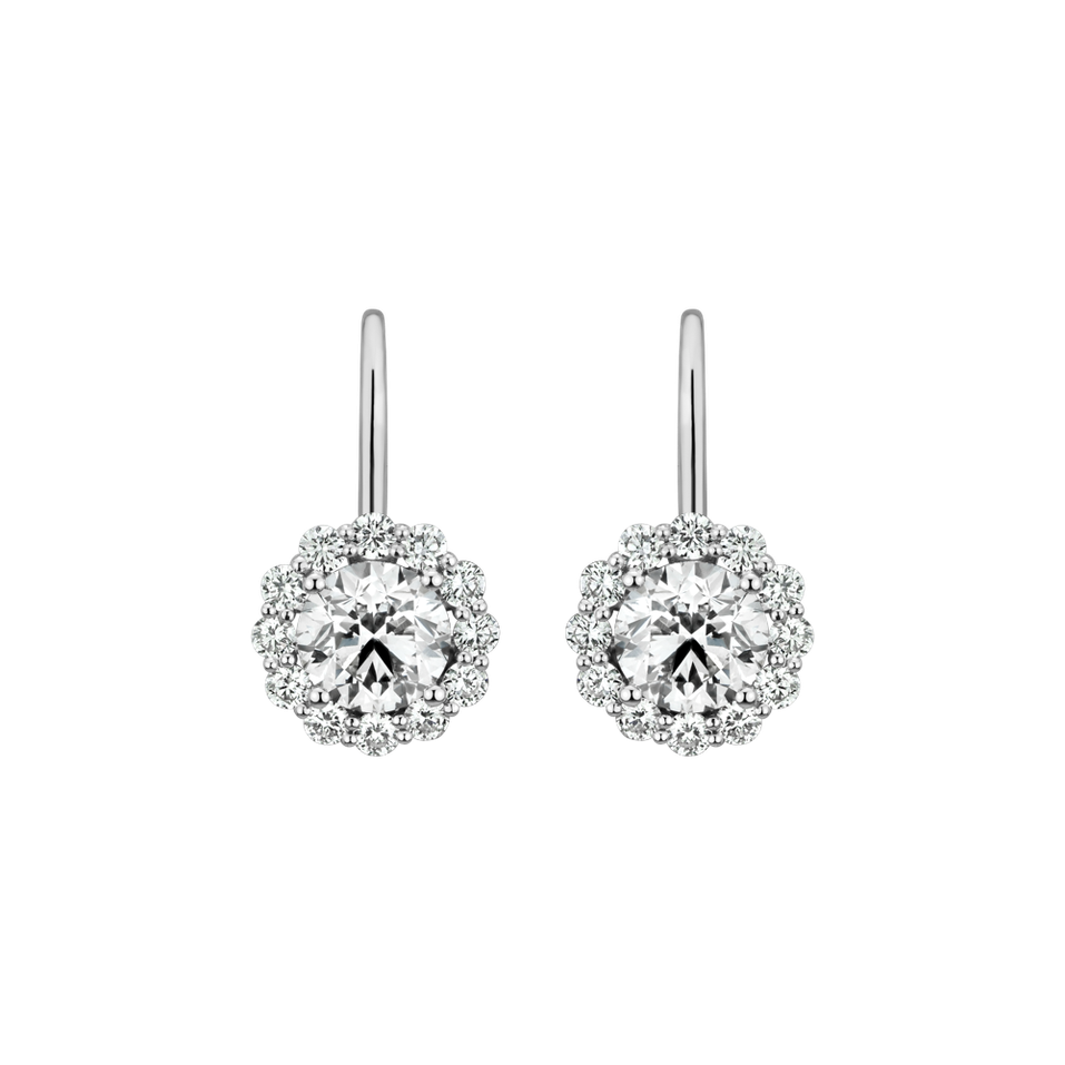 Náušnice s diamanty Bloom Spark