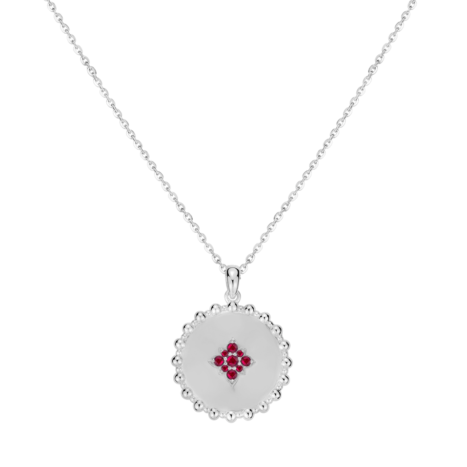 Náhrdelník s rubíny Piece of Sun