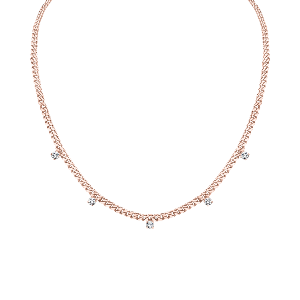 Náhrdelník s diamanty Weight of Wealth