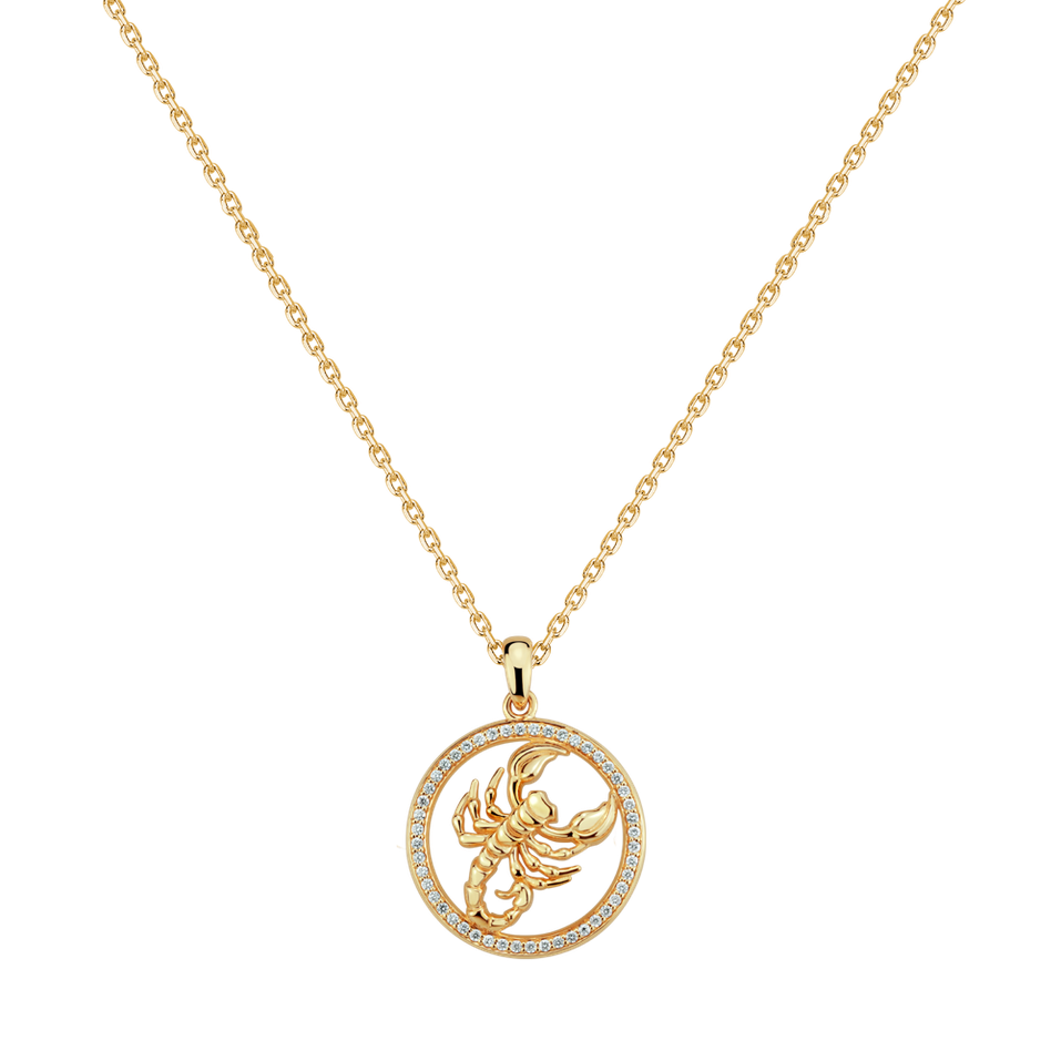 Náhrdelník s diamanty Starlit Zodiac Scorpio