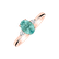 Prsten s diamanty a apatitem Fiona2