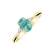 Prsten s diamanty a apatitem Fiona1