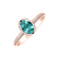 Prsten s diamanty a apatitem Elliptical perfection2