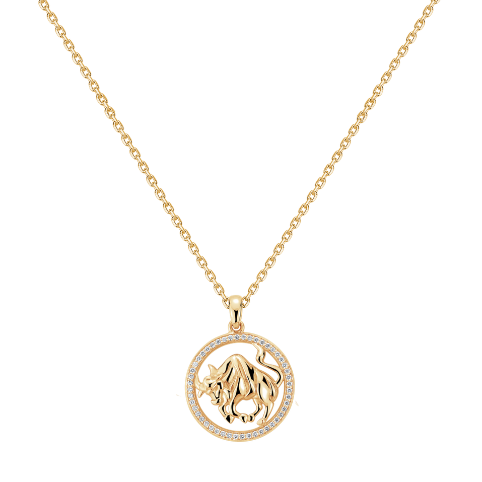 Náhrdelník s diamanty Starlit Zodiac Aries