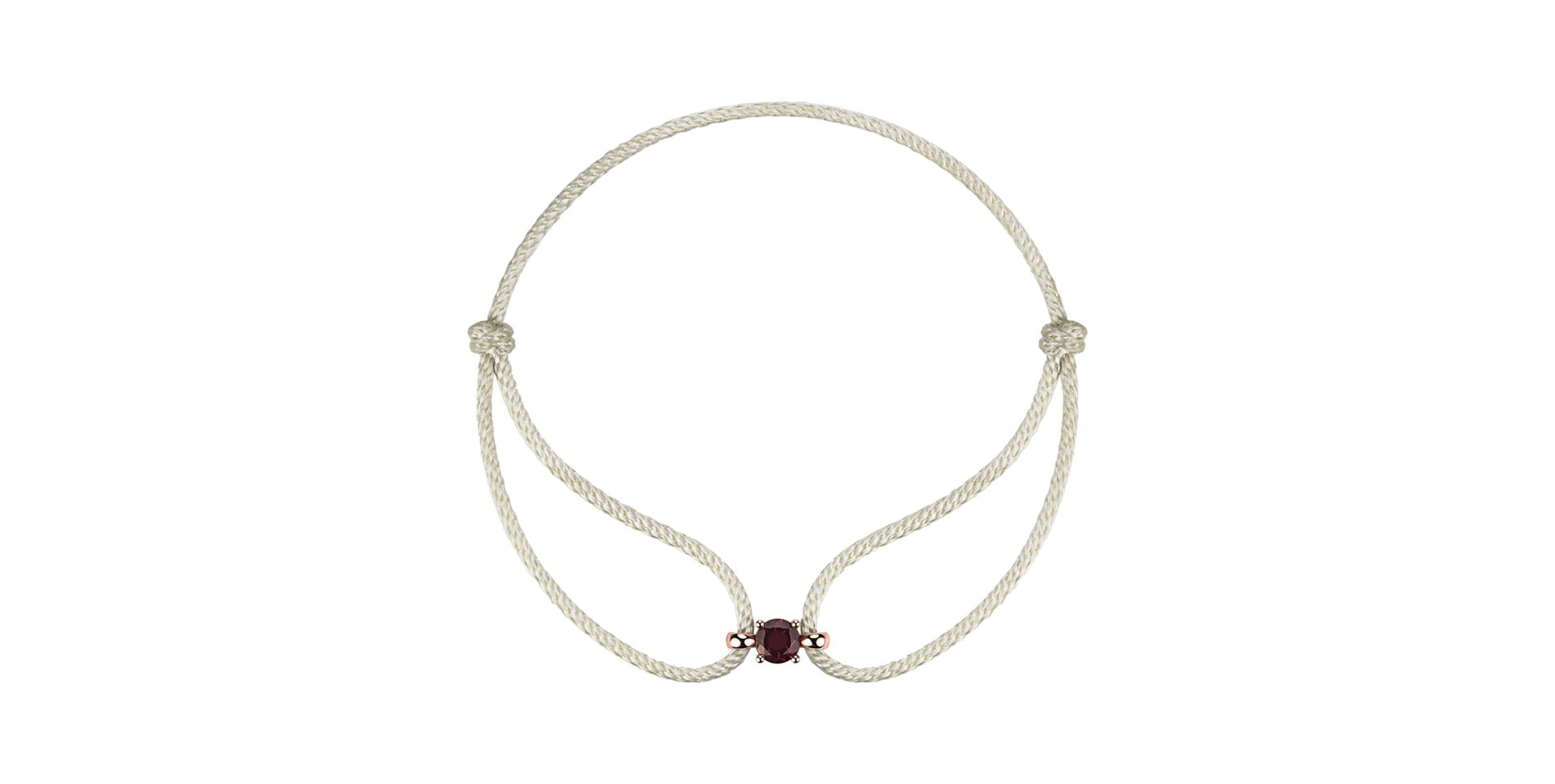 Náramek s rhodolitem Delilah