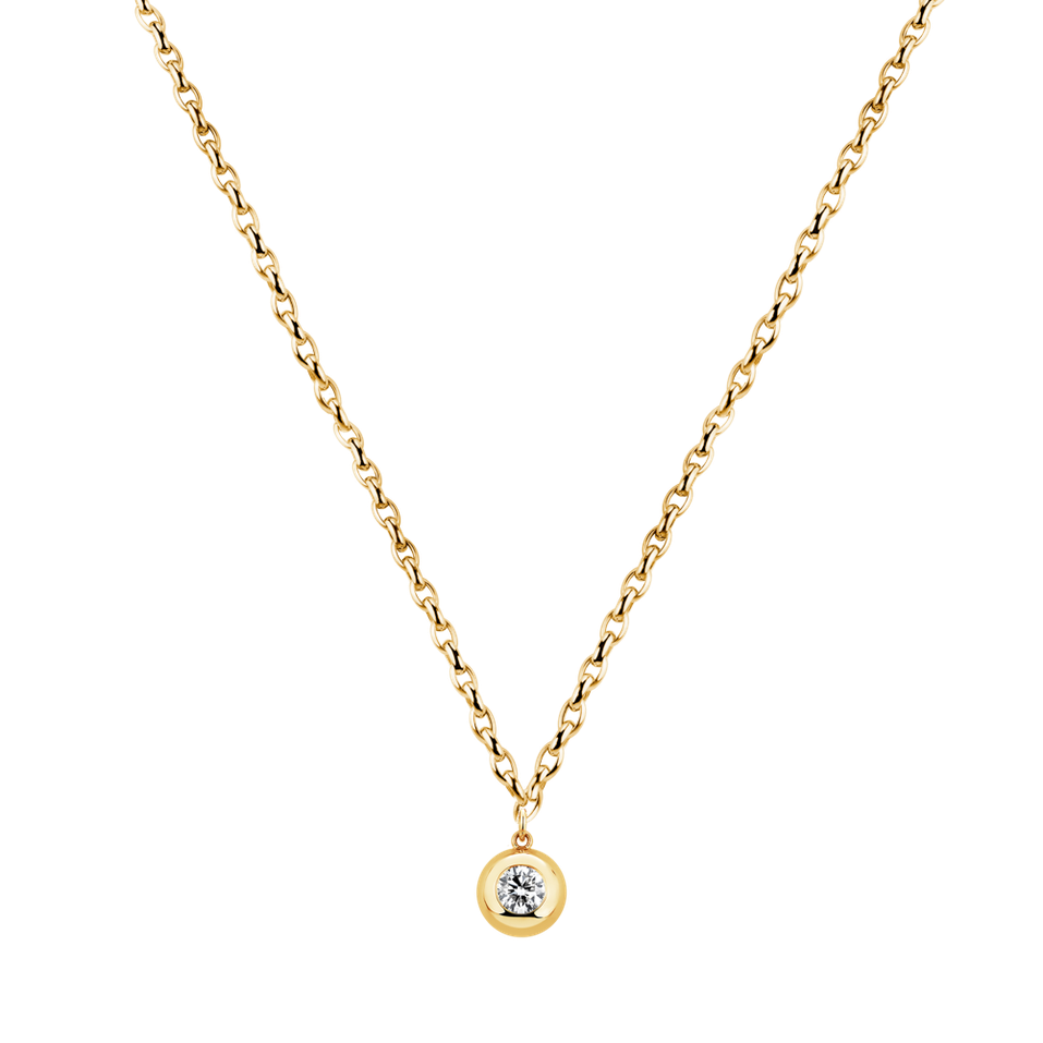 Náhrdelník s diamantem The Bold