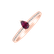Prsten s diamanty a rubínem Seriane2