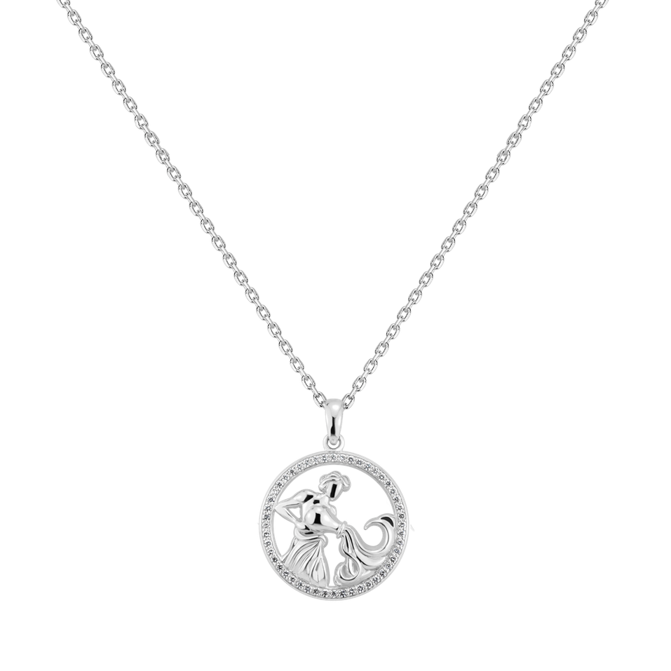 Náhrdelník s diamanty Starlit Zodiac Aquarius