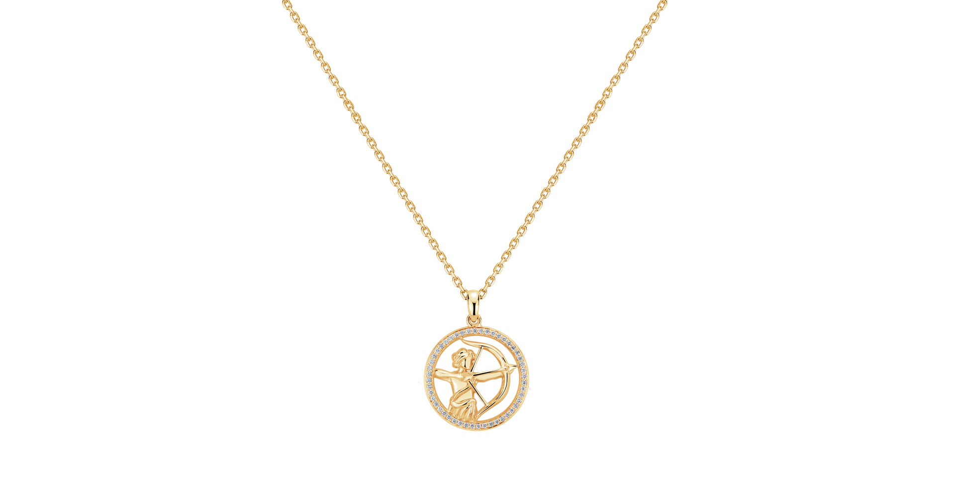 Náhrdelník s diamanty Starlit Zodiac Sagittarius