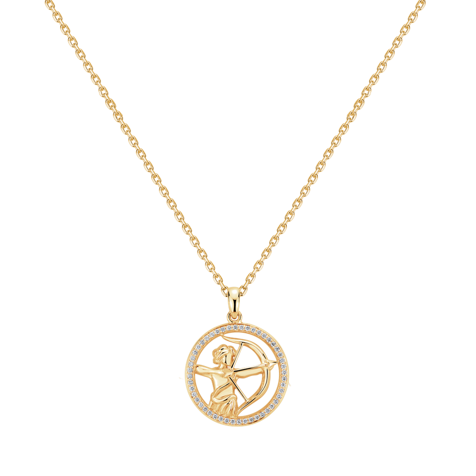 Náhrdelník s diamanty Starlit Zodiac Sagittarius