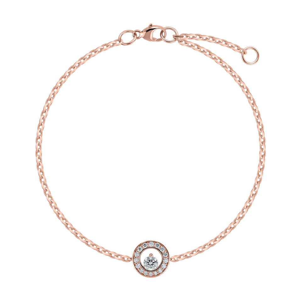 Náramek s diamanty Hidden Circle