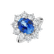 Prsten s diamanty a tanzanitem Sky Goddes2