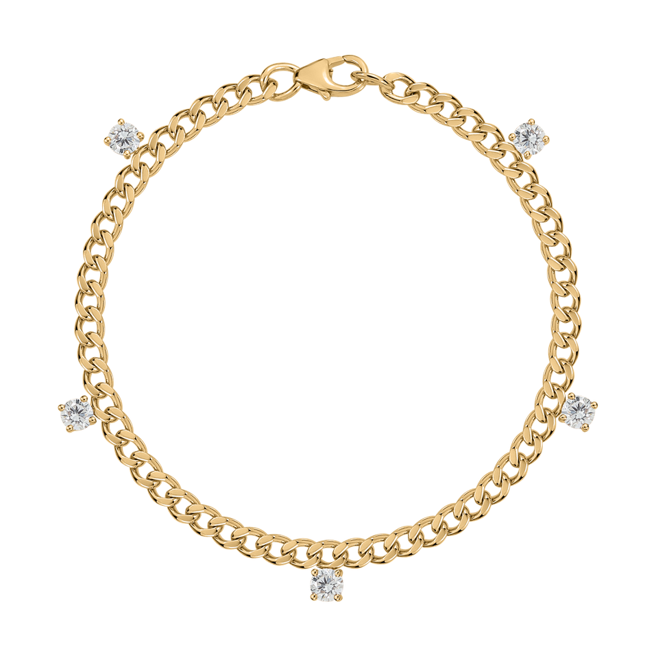 Náramek s diamanty Weight of Wealth