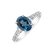 Prsten s diamanty a topazem london Shimmering dazzle1