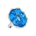 Prsten s diamanty a topazem Ice Blossom2
