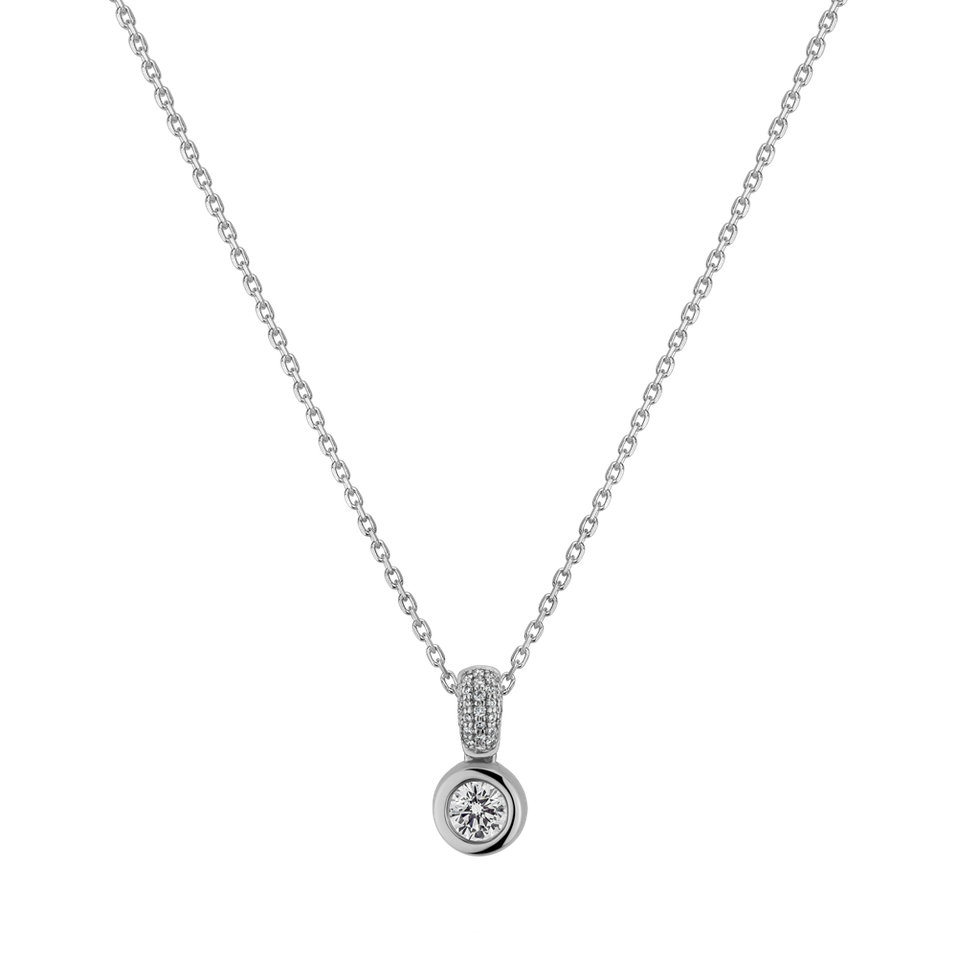 Náhrdelník s diamanty Delicate Drop