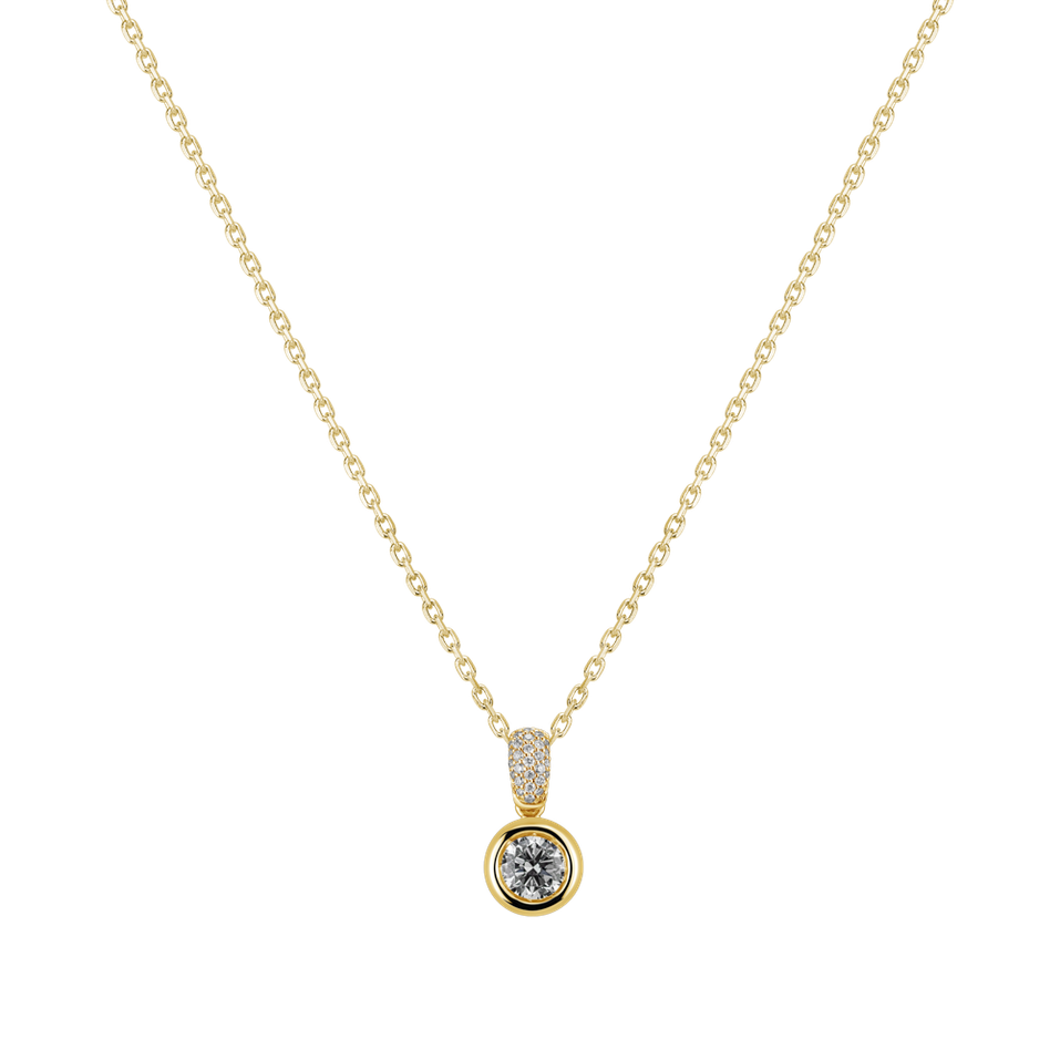 Náhrdelník s diamanty Delicate Drop
