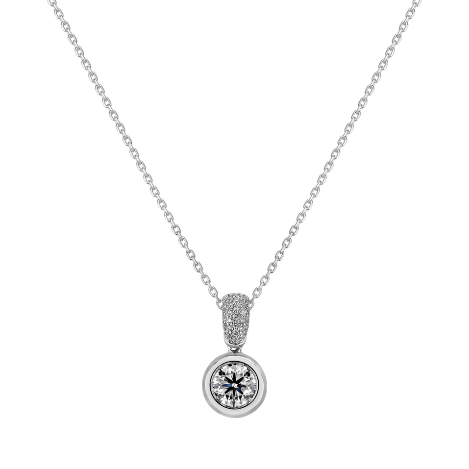Náhrdelník s diamanty Delicate Drop