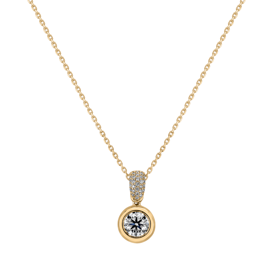 Náhrdelník s diamanty Delicate Drop