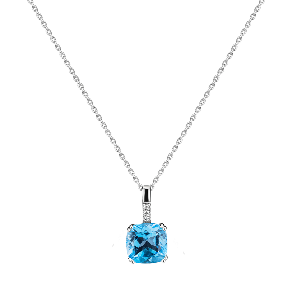 Přívěs s diamanty a topazem Moonlight Gem