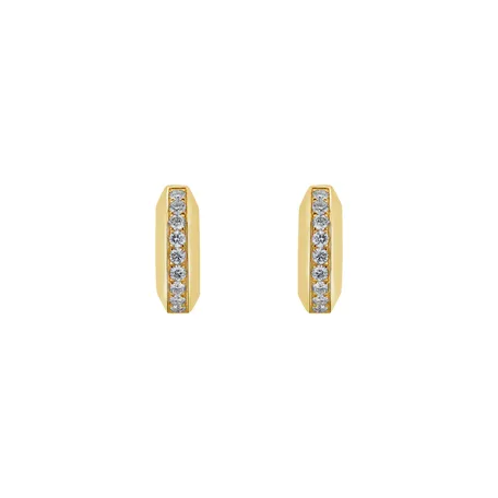 Náušnice s diamanty The Edge Circles