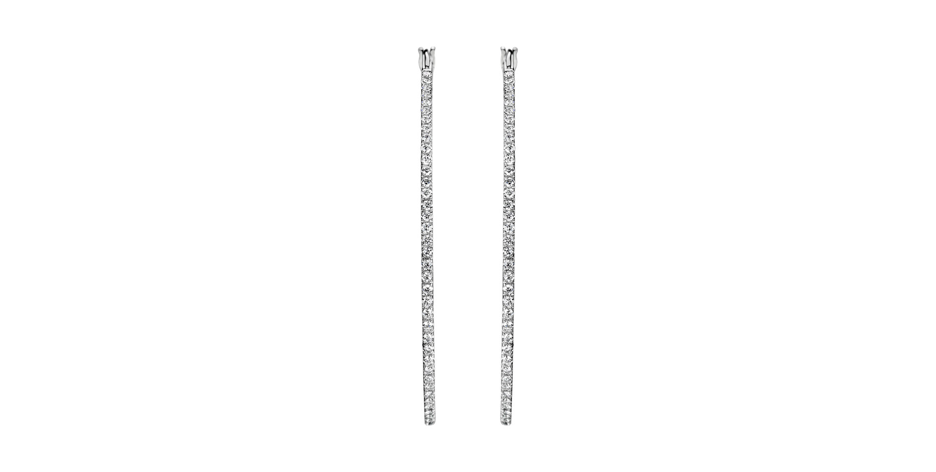 Náušnice s diamanty Luxury Beauty