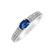 Prsten s diamanty a safírem Fenris2