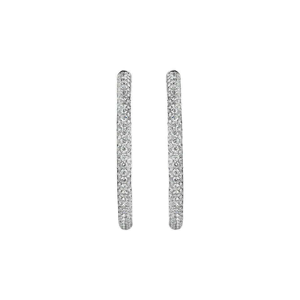 Náušnice s diamanty Midnight Shine