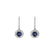 Náušnice s safírem a diamanty Tenysi2