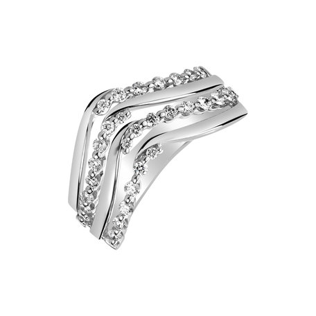 Prsten s diamanty Priness Crown