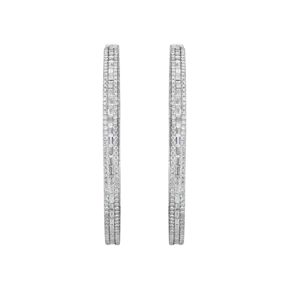 Náušnice s diamanty Royal Line