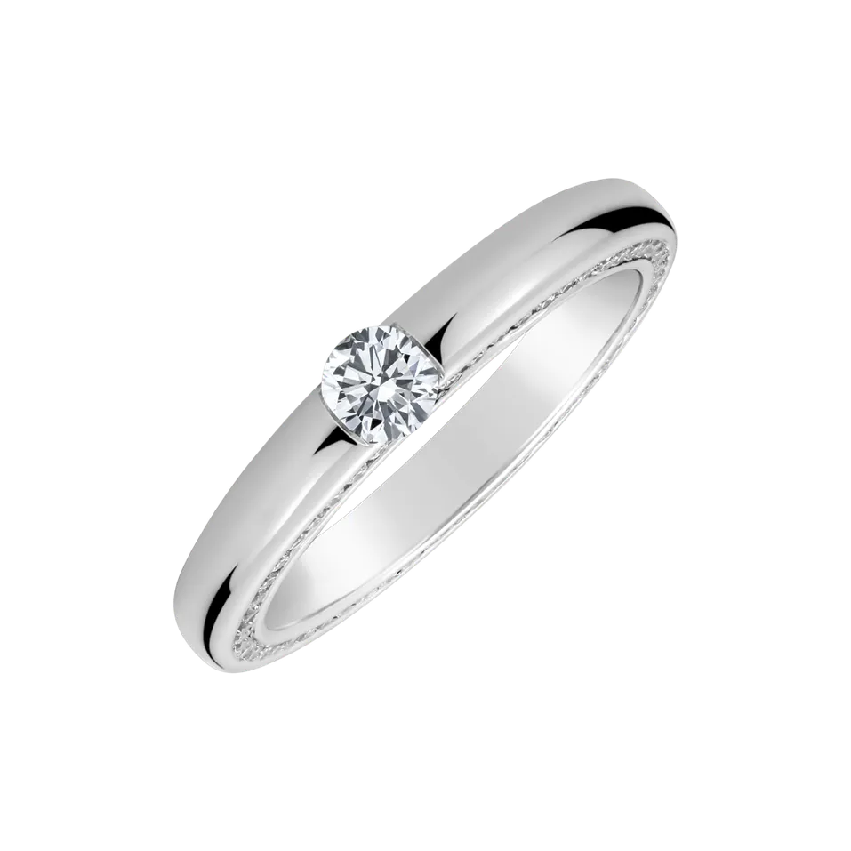 Prsten s diamanty Diamond signature