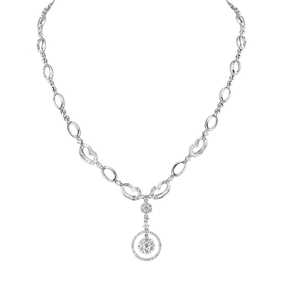 Náhrdelník s diamanty Clarity