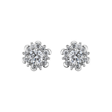 Náušnice s diamanty Crystal Breeze