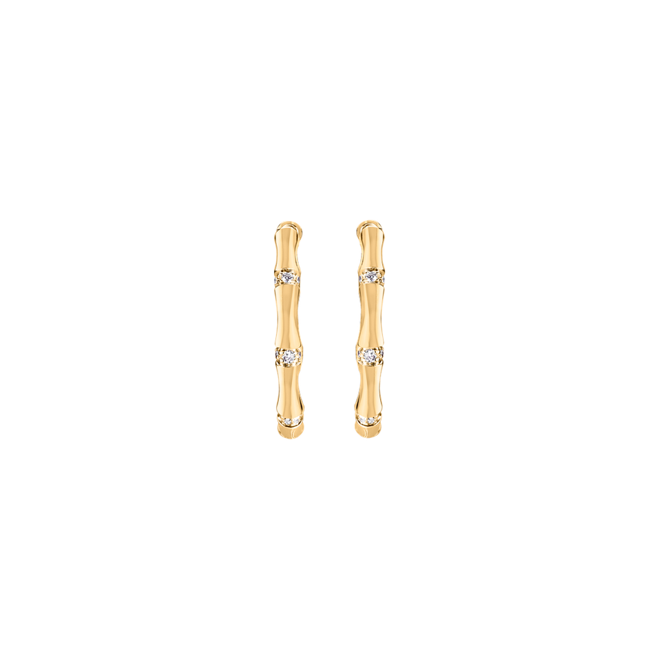 Náušnice s diamanty Lovely Melody