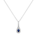 Náhrdelník se safírem a diamanty Tear Core1