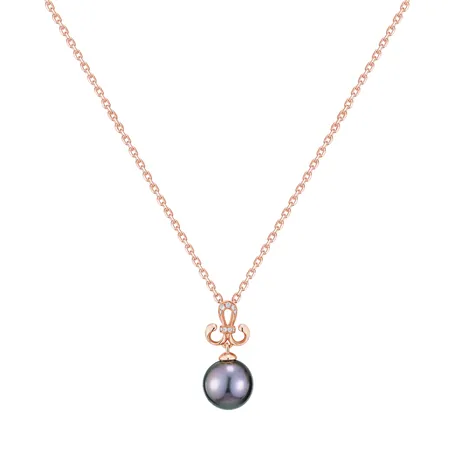 Přívěs s diamanty a perlou Royal Pearl