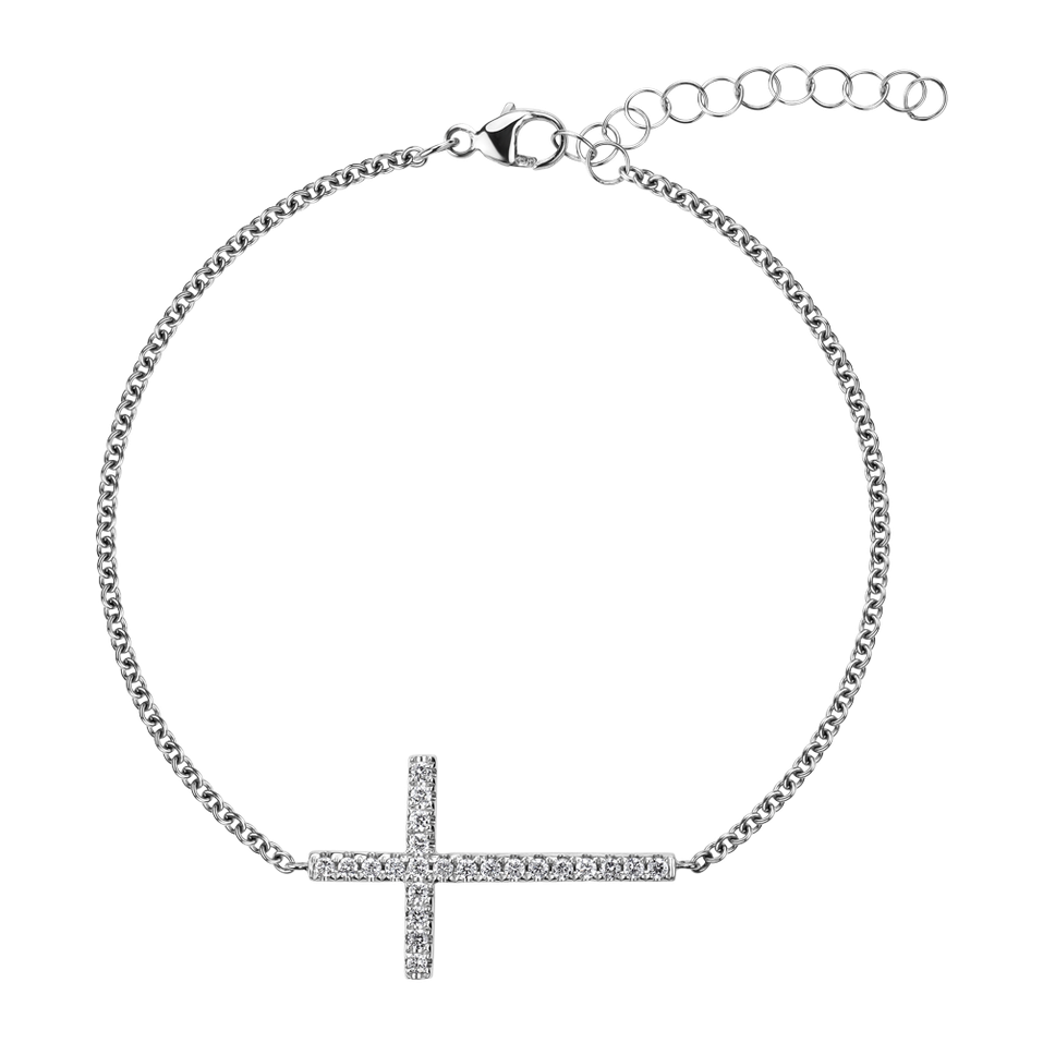 Náramek s diamanty Angel Message